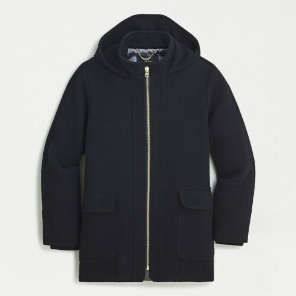 J. Crew Swing coat in Italian stadium-cloth wool
